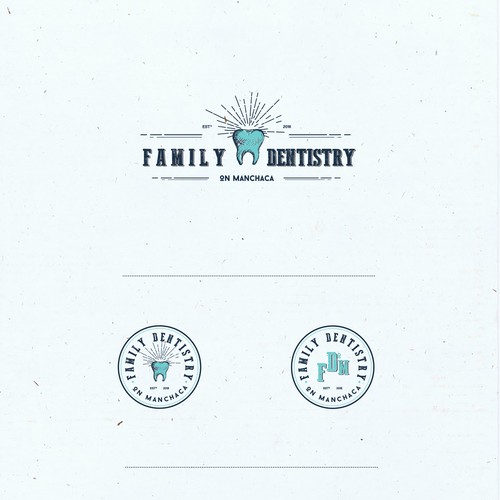 Family brand with the title 'Logo concept for Detistry in Austin, Texas'