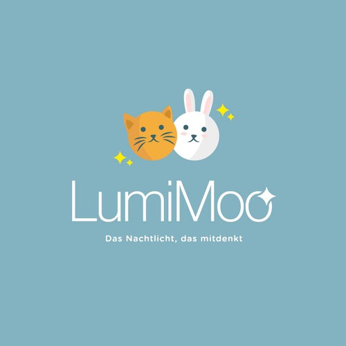 Kawaii logo with the title 'LumiMoo'
