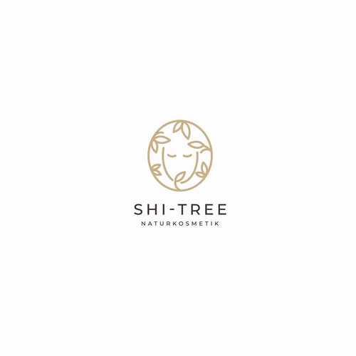 Vegan logo with the title 'Shi-tree'
