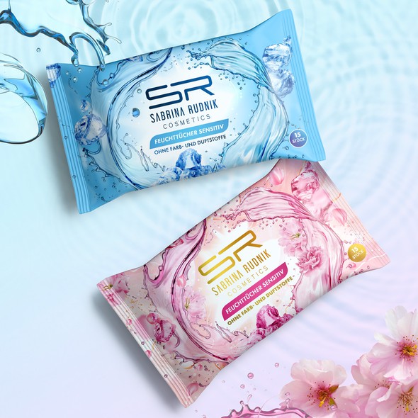 Fresh design with the title 'Wet Wipes Packaging Design'