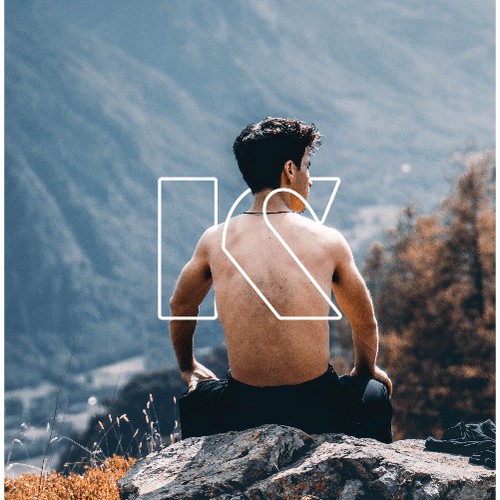 Casual logo with the title 'wordmark for outdoor gear'