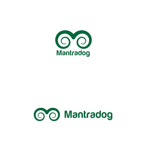 Roll logo with the title 'M letter Logo for Yogo mat manufacturing company'