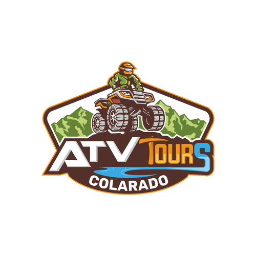 Off-road logo with the title 'ATV Tours Colorado'