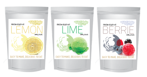 Gelato design with the title 'Guaranteed Prize - We need a catchy product label. Express yourself '