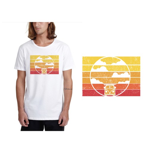 Simple t-shirt with the title 'T-shirt designs for t-shirt company.'