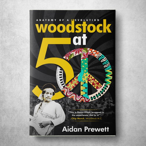 Classic book cover with the title 'Retro Book cover'