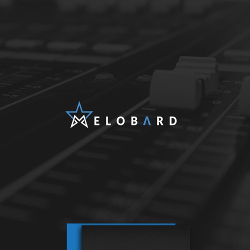 DJ logo with the title 'MELOBARD'