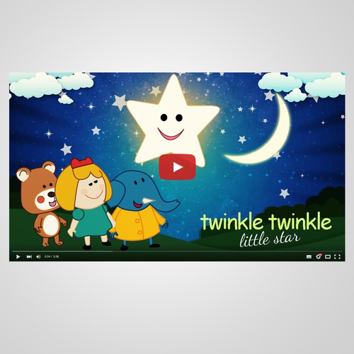 Nursery design with the title 'Youtube Video Thumbnail'