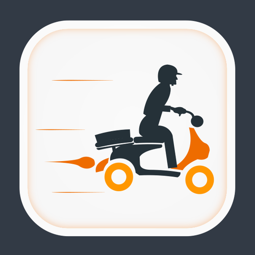 Android design with the title 'logo for getmi'