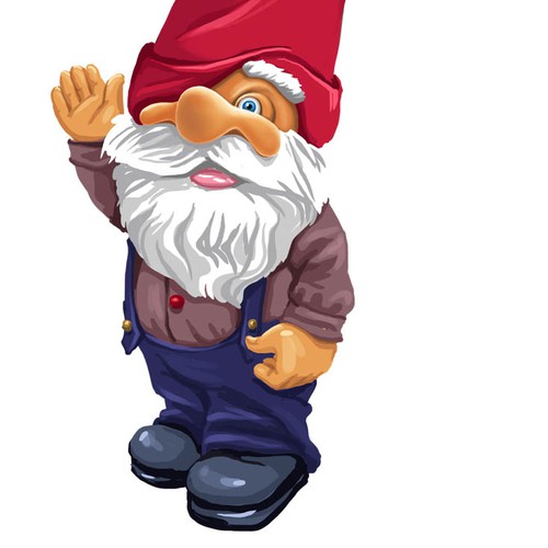 Image illustration with the title 'gnomes ARe real!'