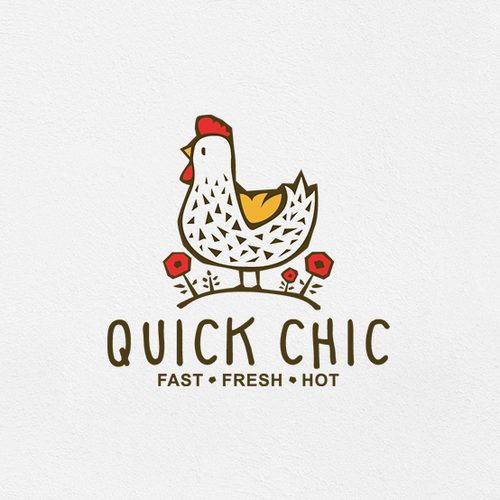 Chicken king logo with the title 'Quick Chic Tenders done Right'