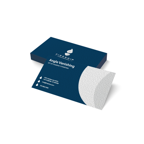 Fire brand with the title 'Business card concept for a film marketing company'