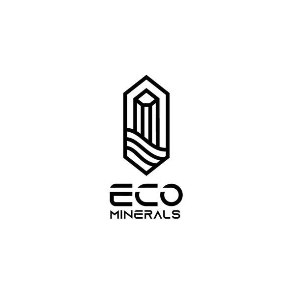 Mineral logo with the title 'crystal logo'