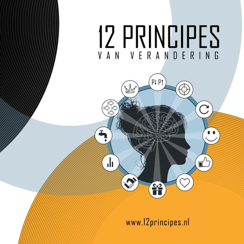 Company profile design with the title '12 princi'