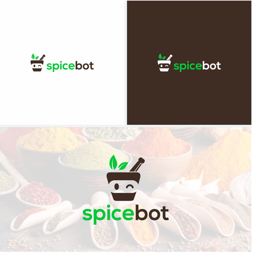 Bot logo with the title 'spicebot'