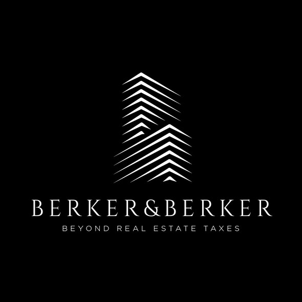 黑白邮件logo，标题为“Berker&Berker的logo”