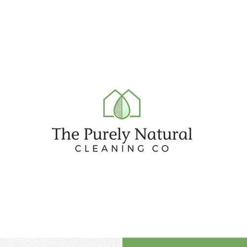 Drop design with the title 'Simple logo concept for cleaning company'
