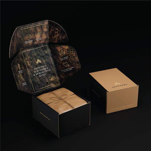 Unique packaging with the title 'Azuliere'