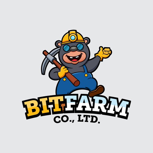 Happy brand with the title 'Cloud Mining Logo'