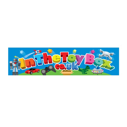 Header design with the title 'Header for toy website'