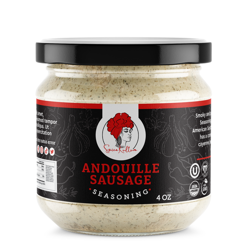 Herbs label with the title 'Label Design for Spice Kulture'