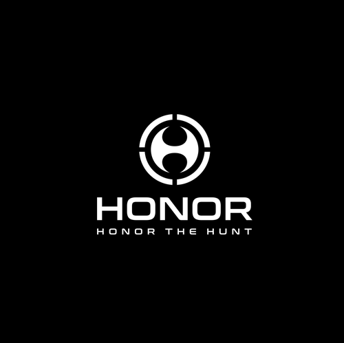 Hunting design with the title 'Logo for HONOR HUNTING.com '