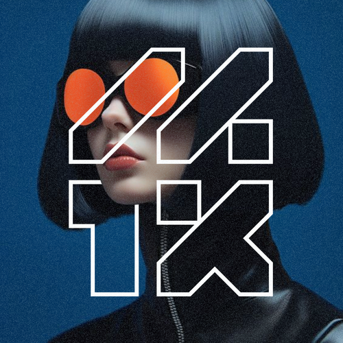 Futuristic design with the title 'futuristicc bold logo'