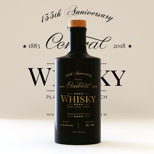 Exclusive label with the title 'Whisky Label'