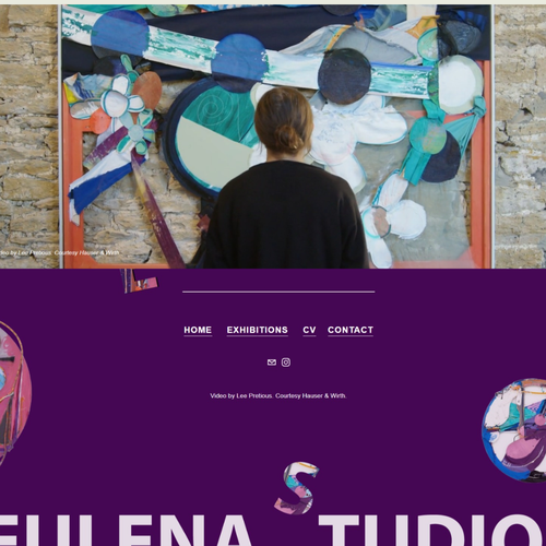 Colorful design with the title 'Eulena Studio'