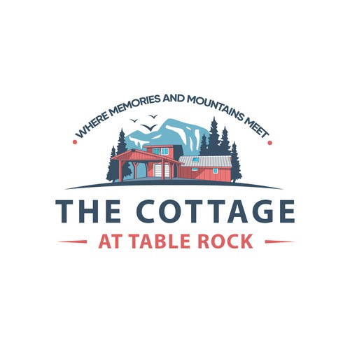Cottage logo with the title 'The Cottage at Table Rock'