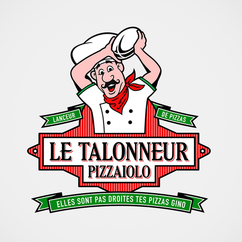 Halftone design with the title 'Pizzaiolo Rugby T-Shirt'