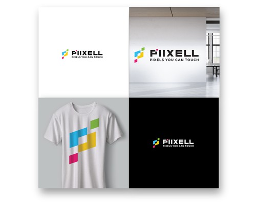 Letter design with the title 'Colorful logo for design agency'