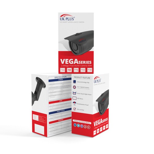 CCTV design with the title 'packaging'