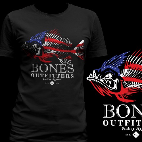 Fishing t-shirt with the title 'Fishing T-Shirt Design Wanted! 01'