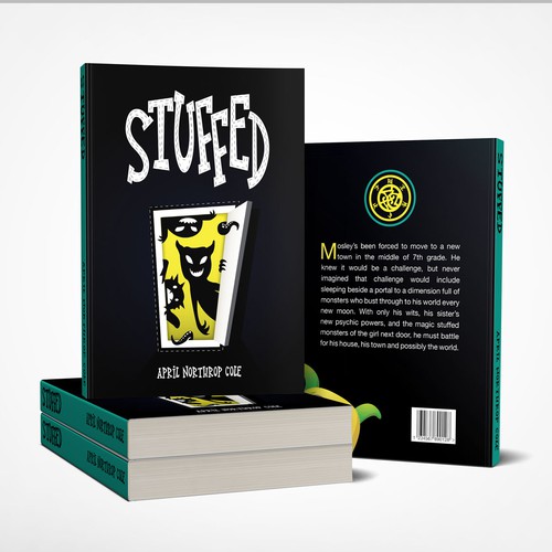 Kids book cover with the title 'Bookcover design for Stuffed'