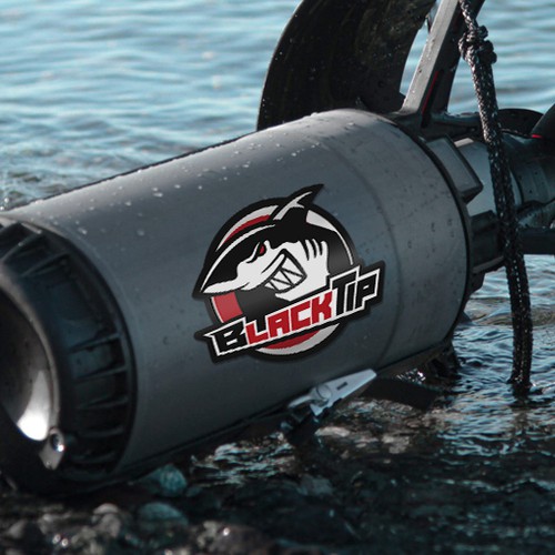 Shark design with the title 'just a shark here'