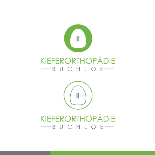 Orthodontist logo with the title 'Logo and claim for a orthodontist'