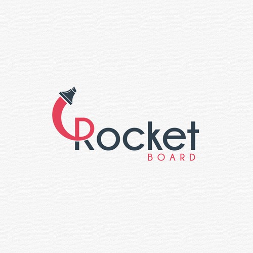 Board design with the title 'An amazing logo for Rocketboard'