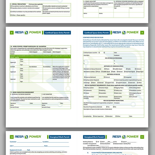 Technical design with the title 'Safety - Job briefing and planning'