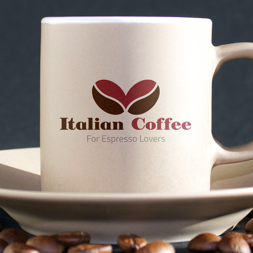 Espresso logo with the title 'Logo for Italian Coffee'