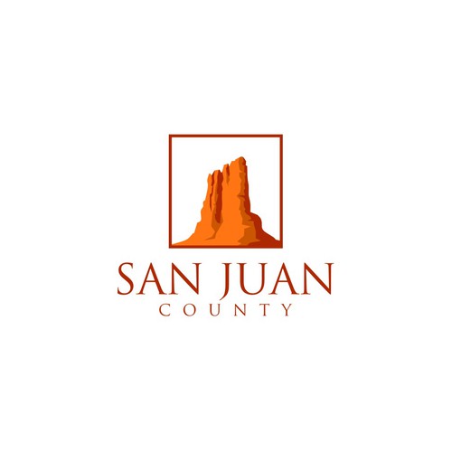 Politics logo with the title 'San Juan County, Utah Logo'
