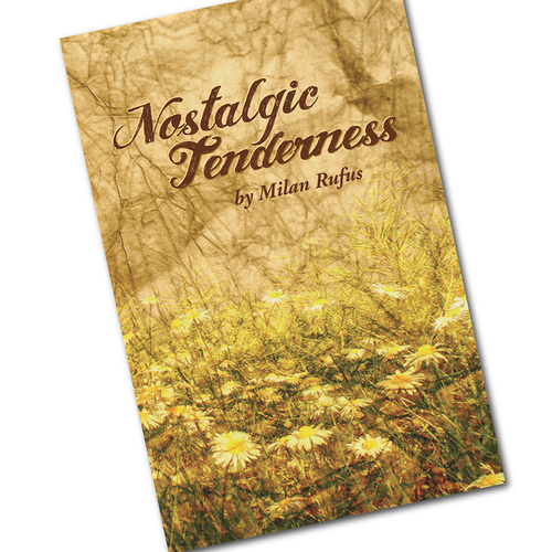 Textured design with the title 'Design a Cover for an Internationally Recognized Award-Winning Poet'