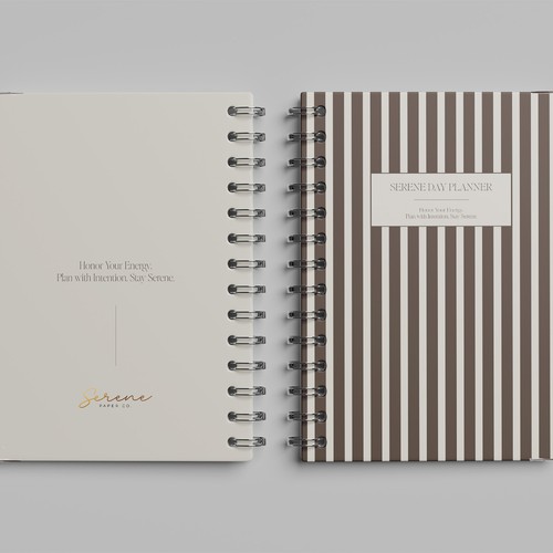 Planner design with the title 'Capa para planner feminino'