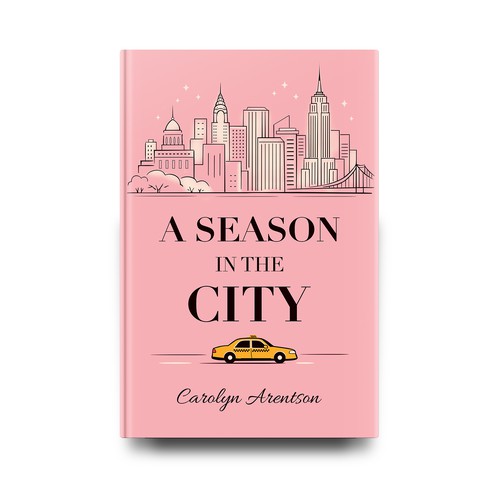Design with the title 'Book cover for "A Season in the City"'