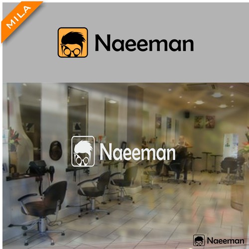 Hire logo with the title 'Logo for salon'