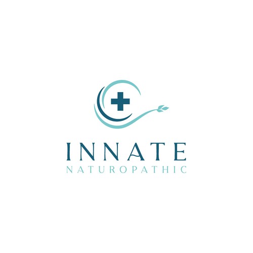 Natural medicine logo with the title 'Logo for Naturopathic Clinic'