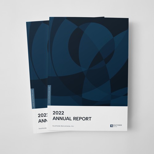 White paper design with the title 'Annual Report Cover Design'