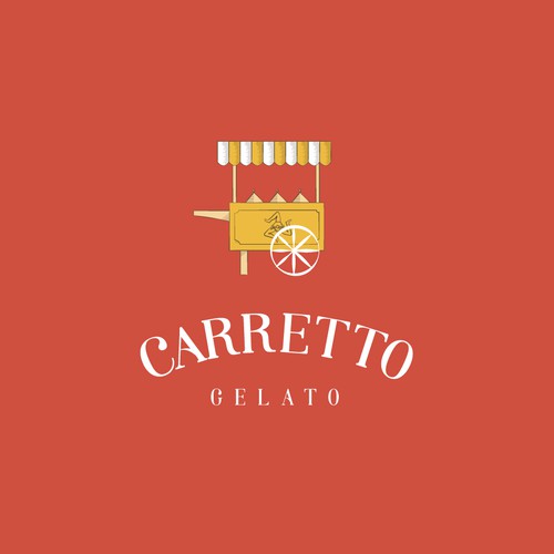 Gelato brand with the title 'Carretto gelato'