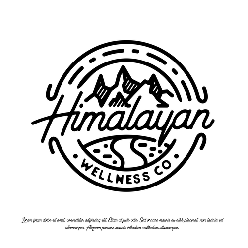 Travel logo with the title 'Himalayan'