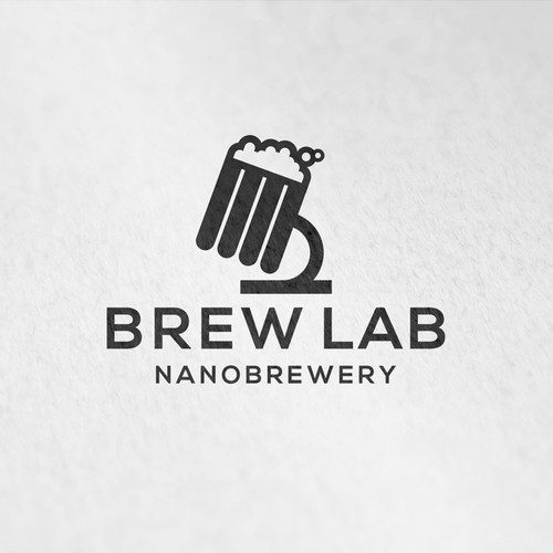 Brewery brand with the title 'Logo for a high tech nanobrewery'